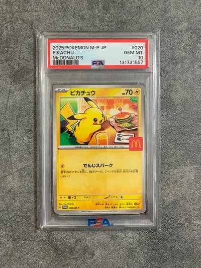 McDonald's Pikachu PSA 10